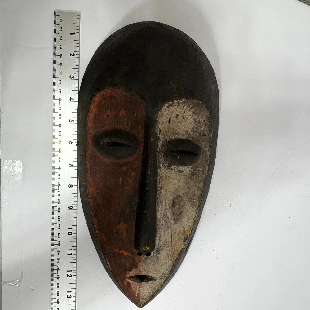Vintage Lukwakongo Passeport African Lega Tribal Mask Wooden Bwami Wall‎ Decor
